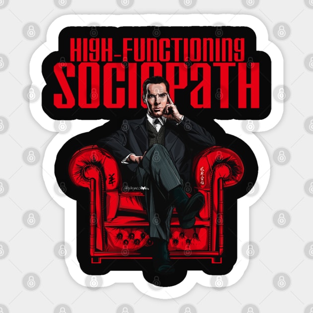 Sociopath Sticker by akyanyme